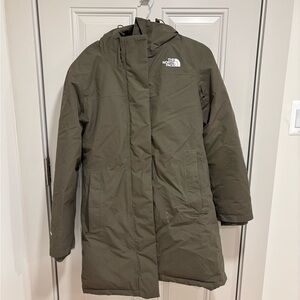 The North Face Khaki Hooded Jacket
